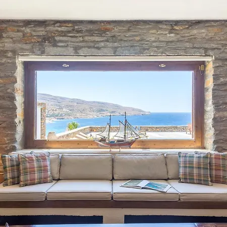Villa Myrto, Breathtaking Aegean View, 5' From Beach
